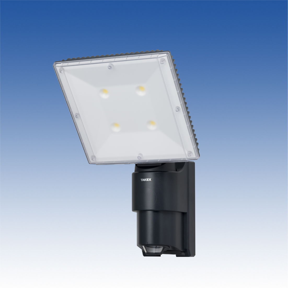 名入れ無料】 TAKEX LED人感 音感ライト LED2灯 立体検知最長部15ｍ LCL-102W W