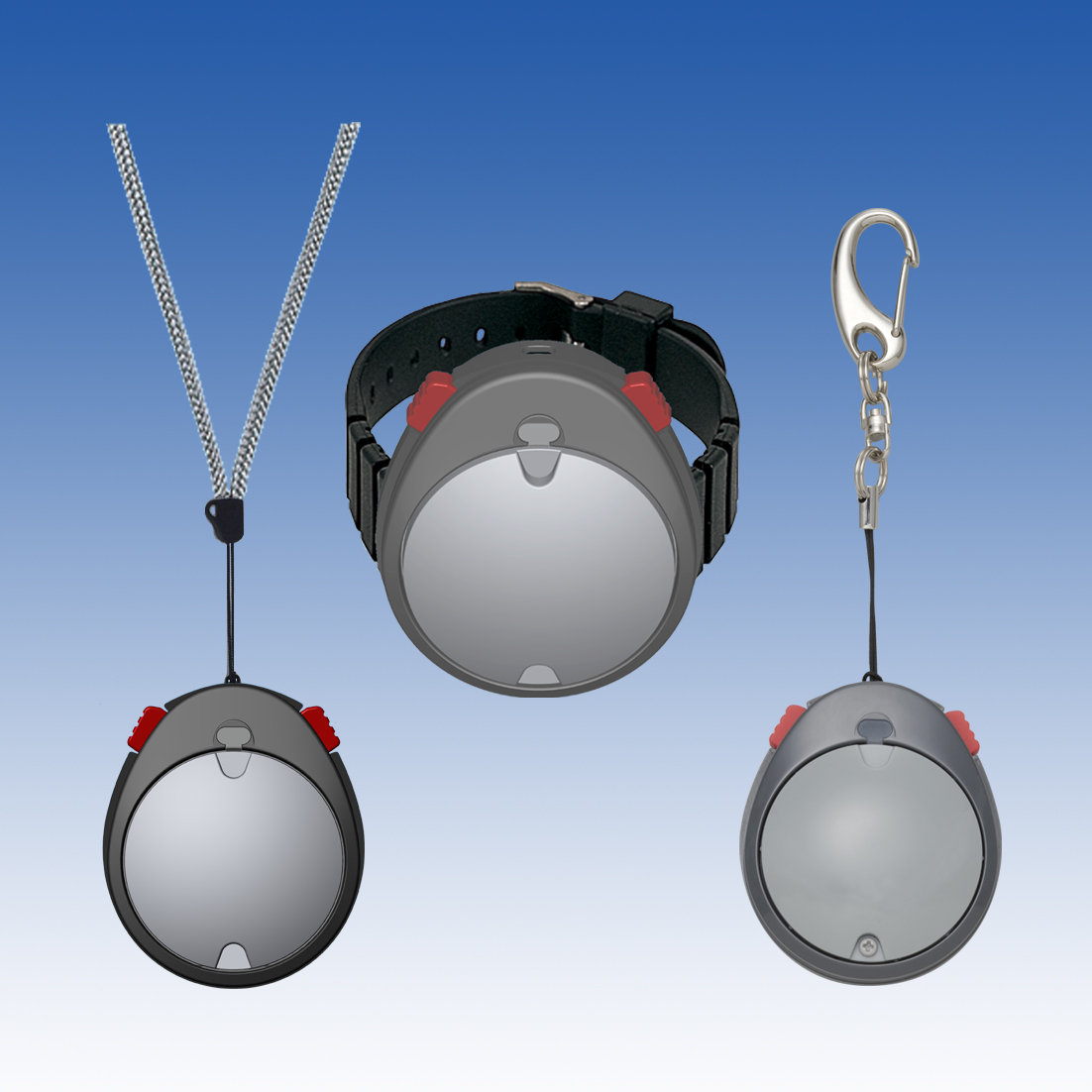 ペンダント／腕時計／キーホルダー型送信機